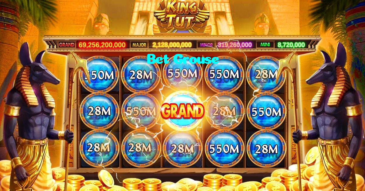 Bet Grouse casino presented on mobile device in Pakistan with slots and live games